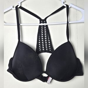 Women's Victoria's Secret Push-Up Racerback Bikini Top, Size 34D
